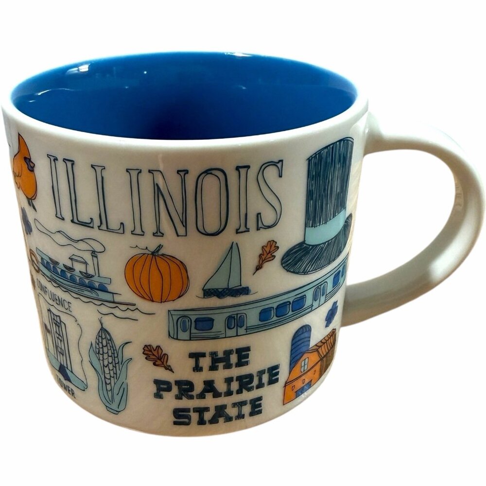 Starbucks Mug 2020 Been There Series ILLINOIS‎ 14oz Prairie State Cave-In-Rock